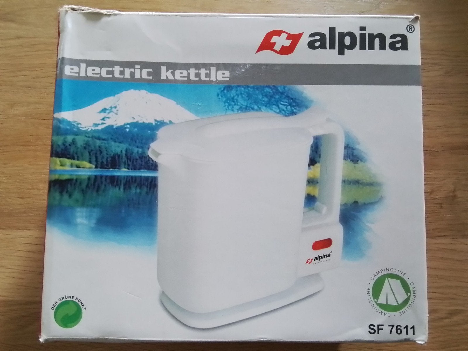 Alpina Reiswaterkoker SF 7611 - Compact en Handig, Minder dan 1 liter, Ophalen of Verzenden, Zo goed als nieuw