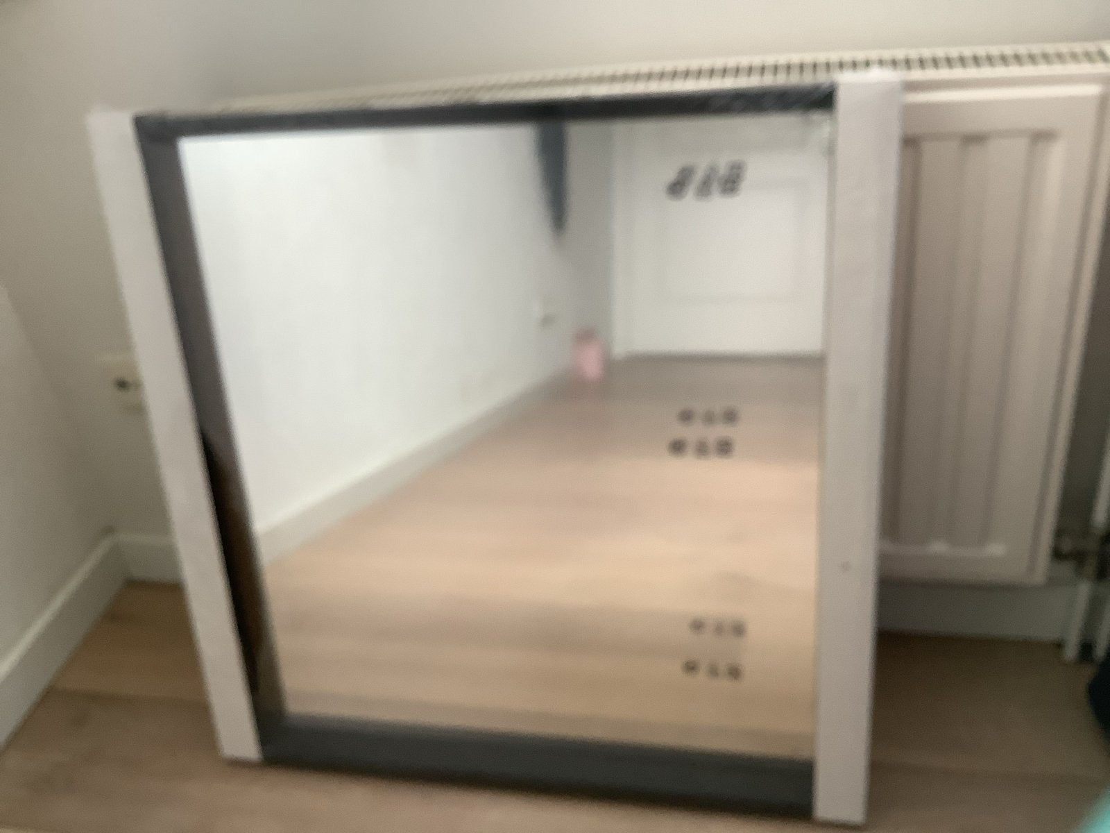 *** nieuw IKEA NISSEDAL spiegel 65x65 cm ***, Ophalen, Vierkant, Nieuw, Minder dan 100 cm