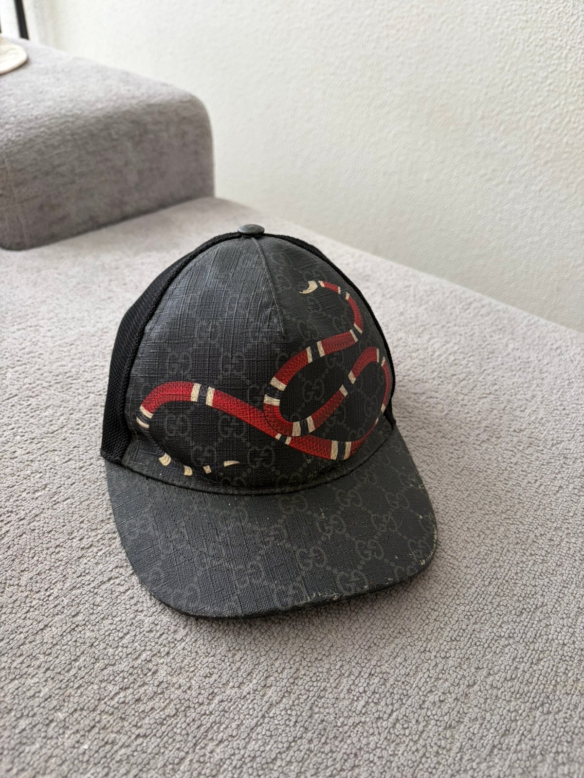 Originele gucci pet maat L, Kleding | Heren, Hoeden en Petten, Ophalen of Verzenden, Zo goed als nieuw
