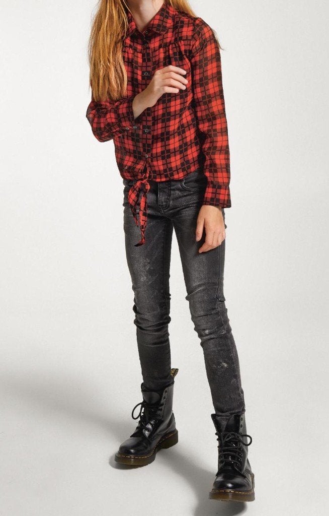 Shoeby Jill Jadi skinny jeans spijkerbroek grijs wassing 152, Broek, Meisje, Nieuw, Ophalen of Verzenden
