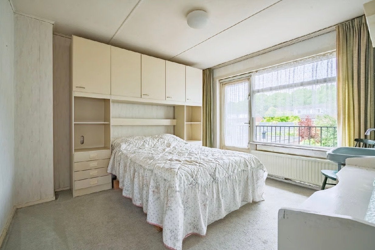 Tweepersoonsbed met opbergruimte en ombouw, Ophalen, Gebruikt, 90 cm, Eenpersoons