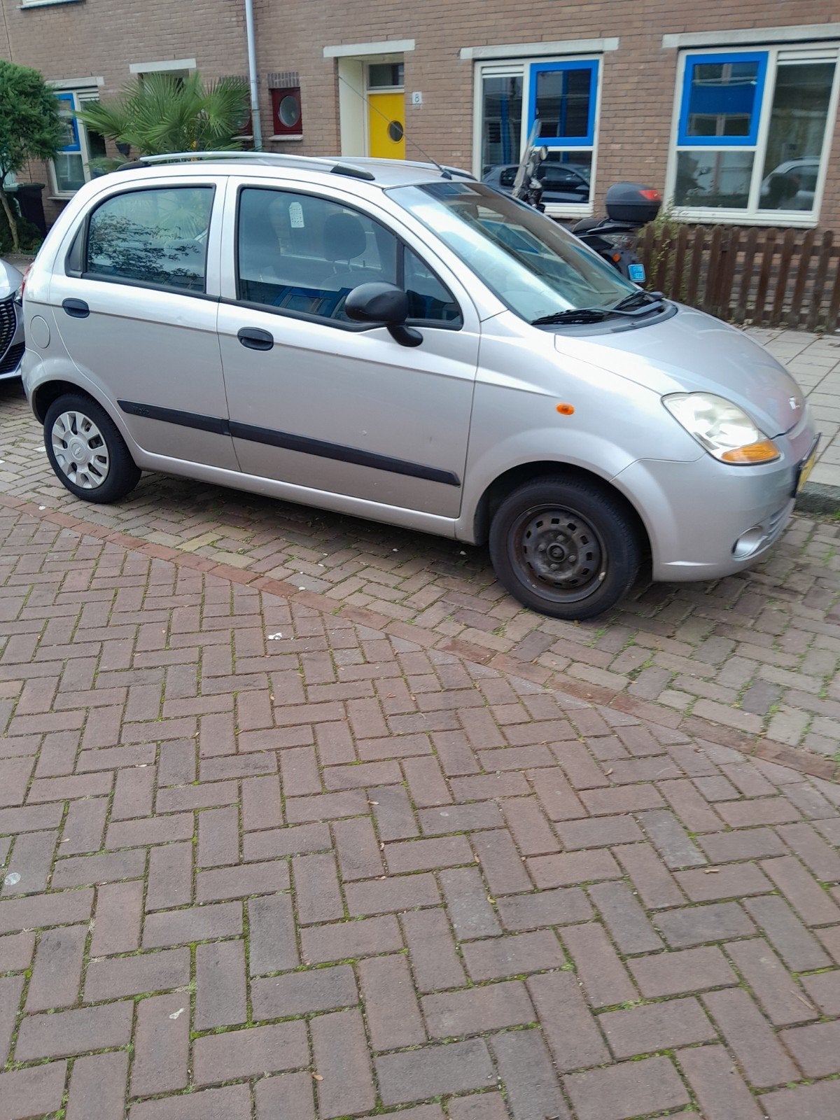 Chevrolet Matiz 0.8 2007 Grijs, Auto's, Voorwielaandrijving, Origineel Nederlands, 19 km/l, Particulier