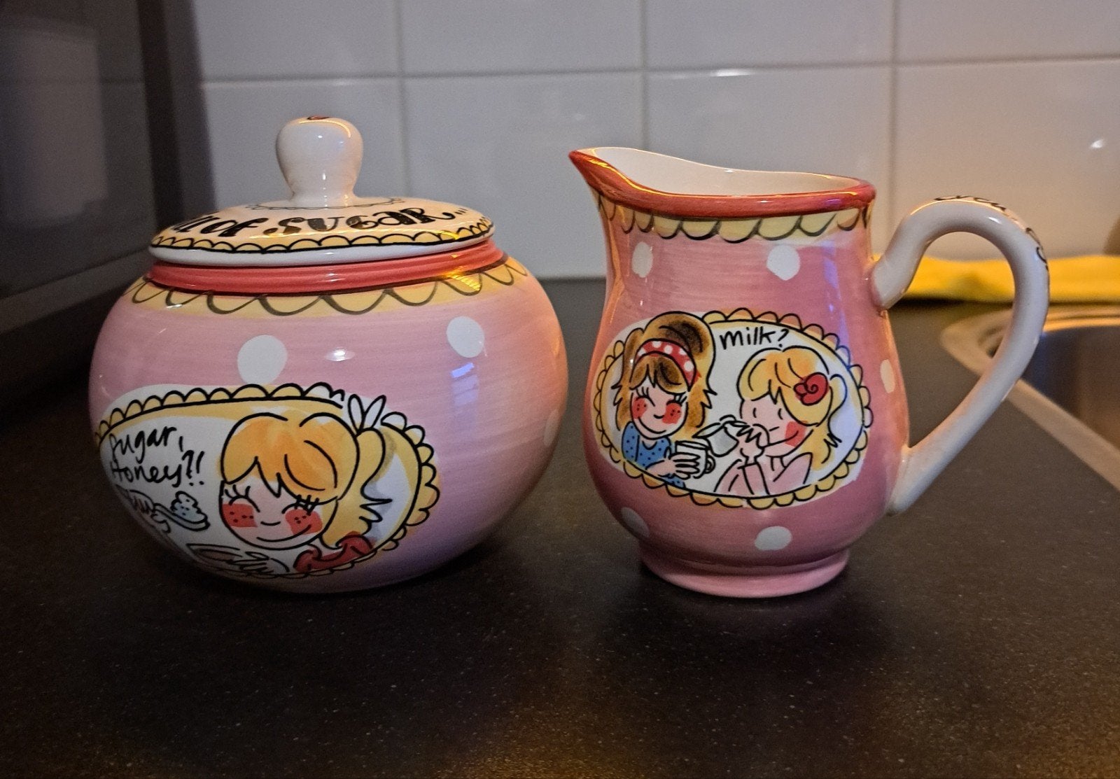 Blond servies, Gebruikt, Overige typen, Ophalen of Verzenden, Aardewerk