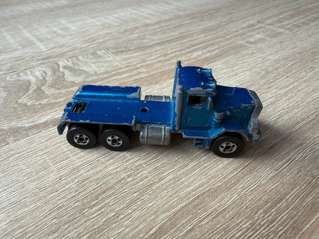 Hot Wheels 1979 Peterbilt blue Mattel, Ophalen of Verzenden, Gebruikt