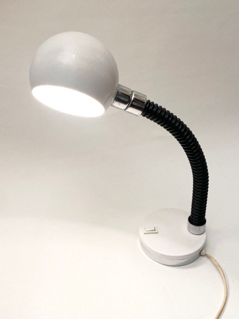 Eyeball tafellamp van Goffredo Reggiani, Bureaulamp, Overige stijlen, Wit, E27 (groot)