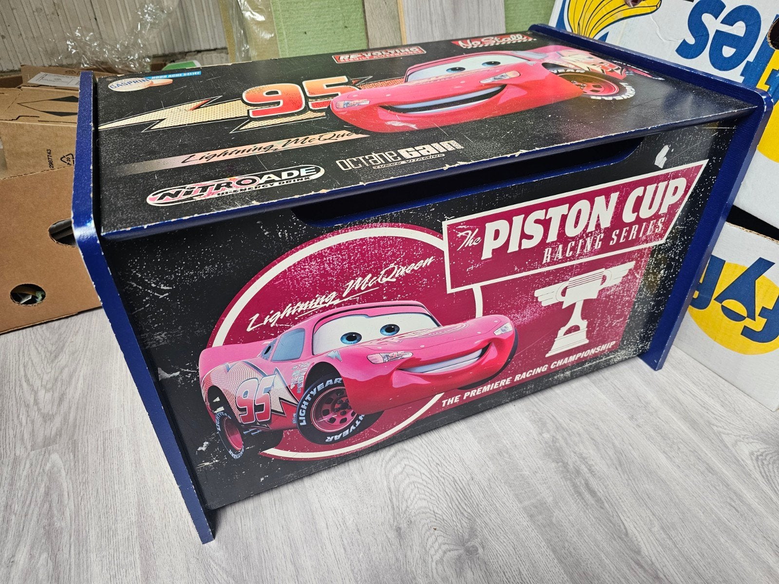 gratis cars speelgoed kist, Ophalen, Gebruikt, Jongen of Meisje