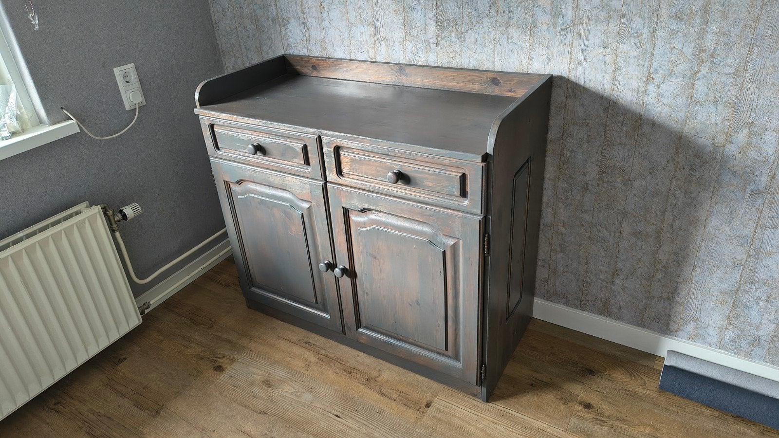 Commode/Kastje met lades en deuren - 102x48x84 cm, Ophalen, Gebruikt, Klassiek, Landelijk, 25 tot 50 cm