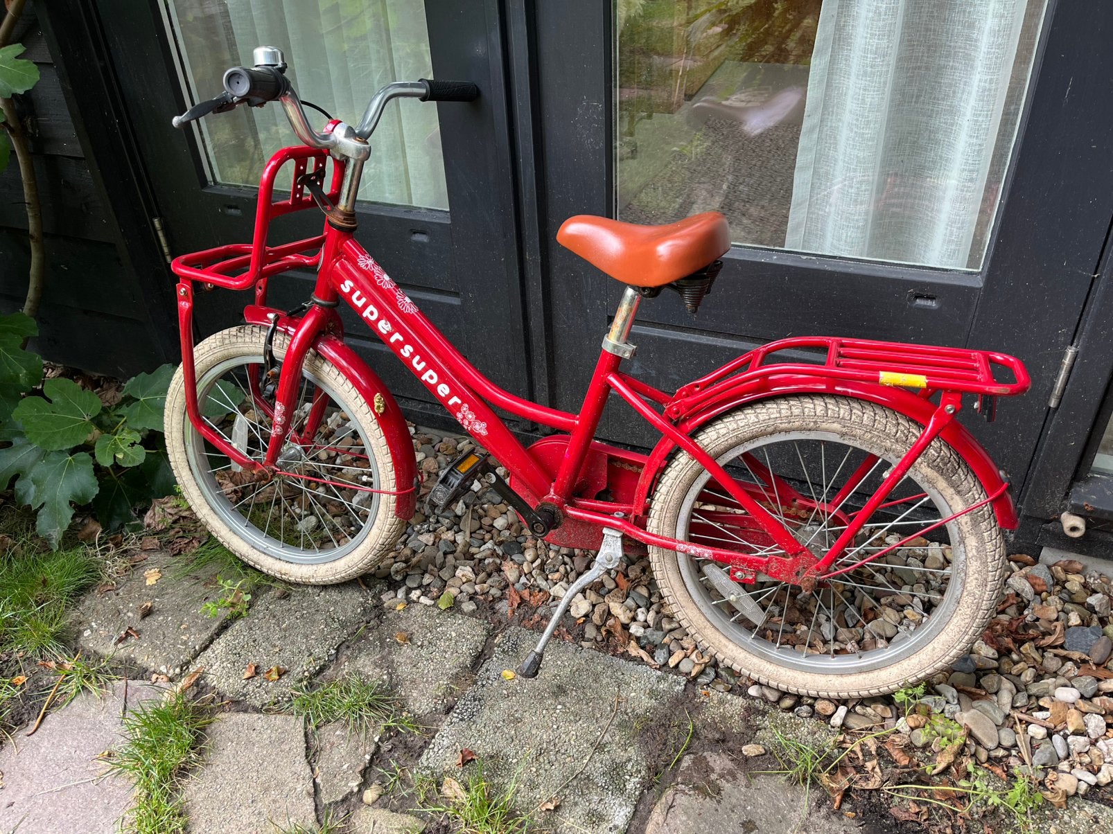 Vrolijke fiets 18 inch, Fietsen en Brommers, Ophalen, Gebruikt, Terugtraprem, 16 tot 20 inch