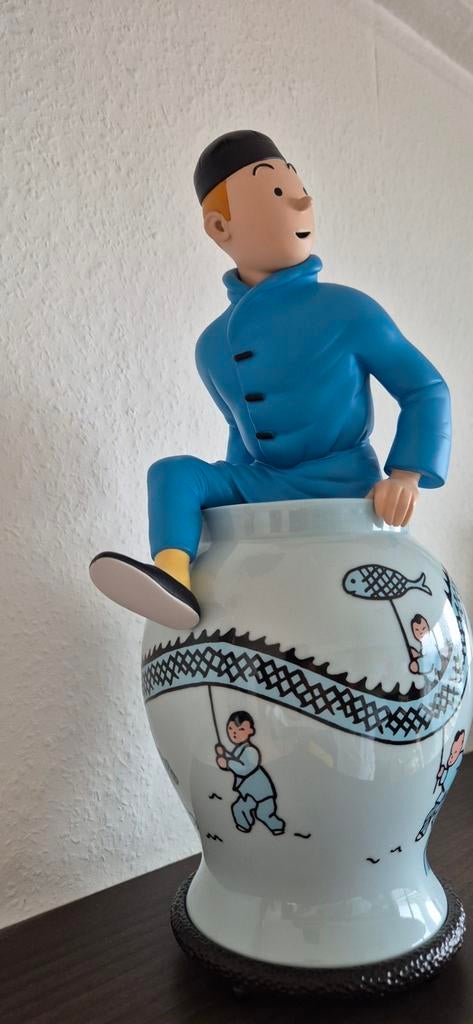 Beeld kuifje, Ophalen of Verzenden, Kuifje, Zo goed als nieuw, Beeldje of Figuurtje