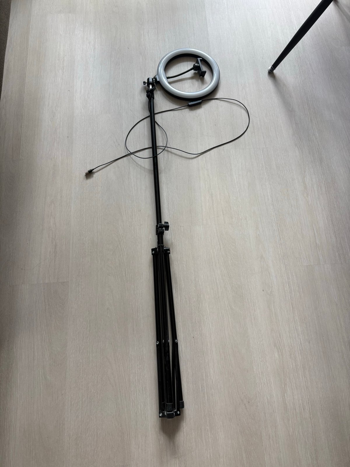 Ringlamp met statief en telefoonhouder, Ophalen, Gebruikt, Inclusief statief, Overige merken