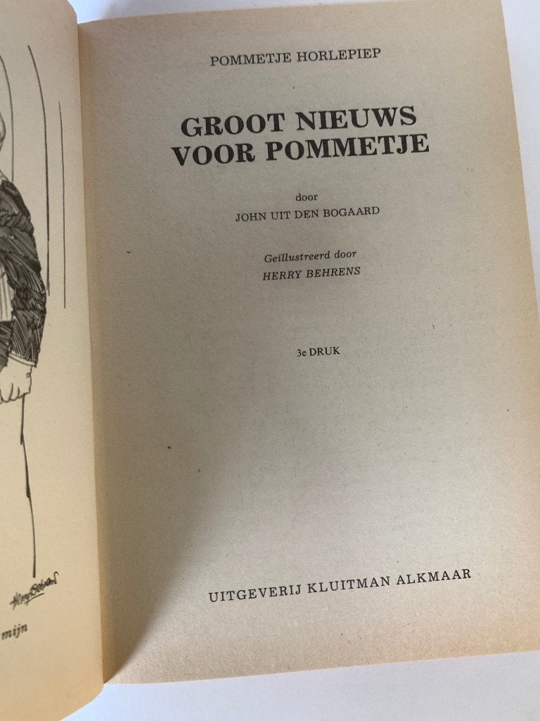 Groot Nieuws voor Pommetje - J.H. Uit den Bogaard, Boeken, Ophalen of Verzenden, Gelezen, Fictie algemeen