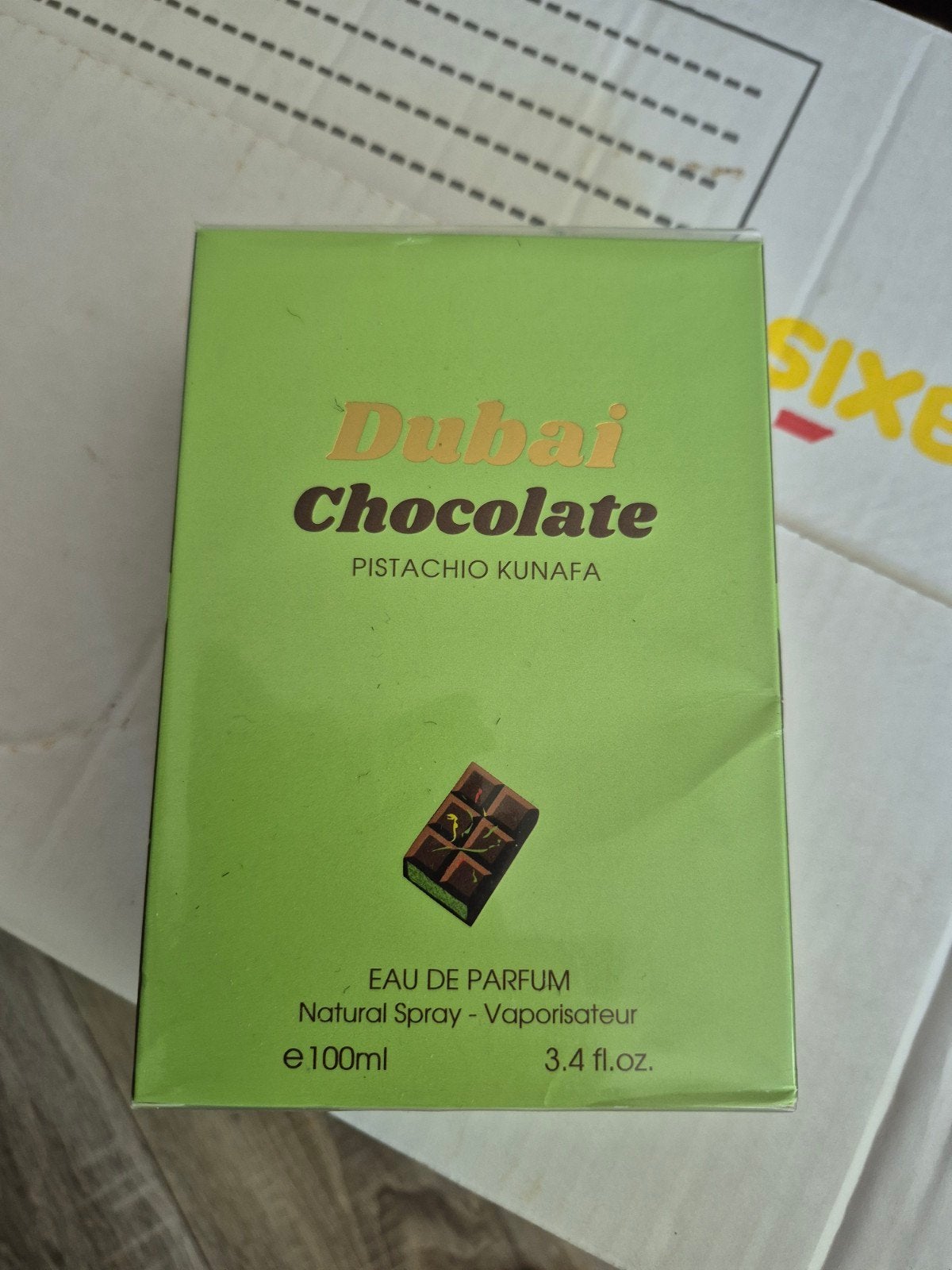Dubai Chocolate Pistachio Kunafa Eau de Parfum 100ml, Ophalen of Verzenden, Nieuw