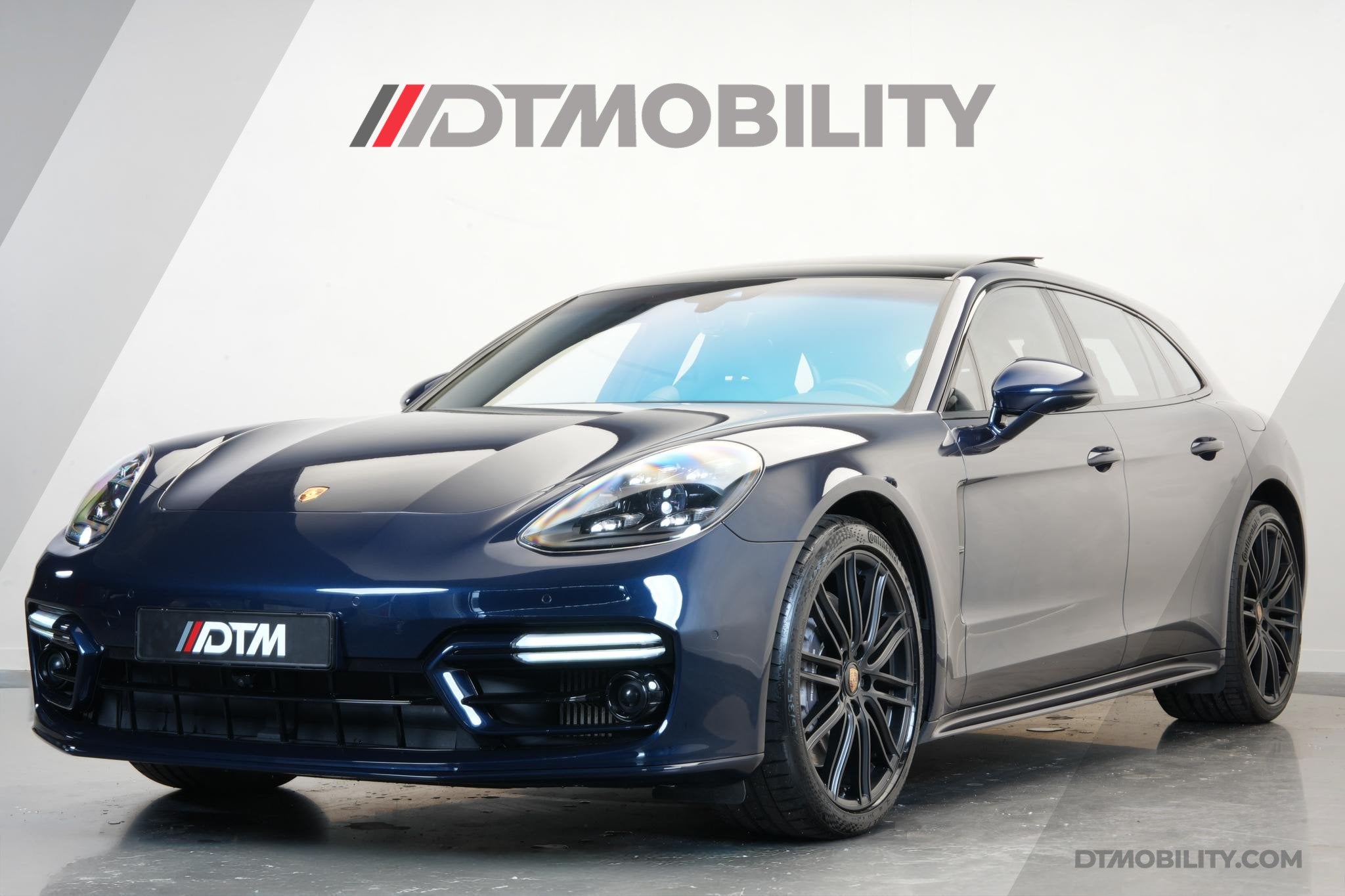 Porsche Panamera Sport Turismo 2.9 4 E-Hybrid Platinum Editi, Auto's, Automaat, Gebruikt, 462 pk, Blauw