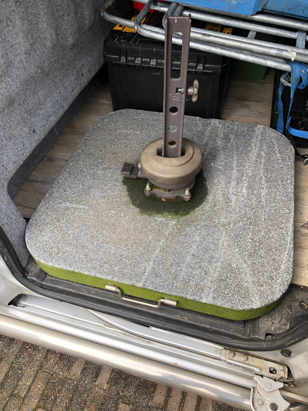 Parasolvoet met afneembare adapter, Tuin en Terras, Ophalen, Gebruikt, ., Parasolvoet