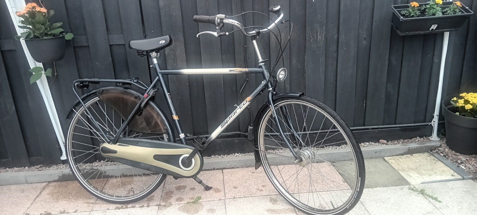 Herenfiets 28inch, 57 tot 61 cm, Ophalen, Gebruikt, Overige merken