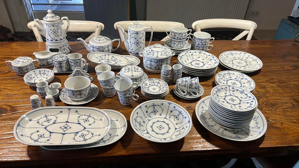 Saksisch servies, Ophalen