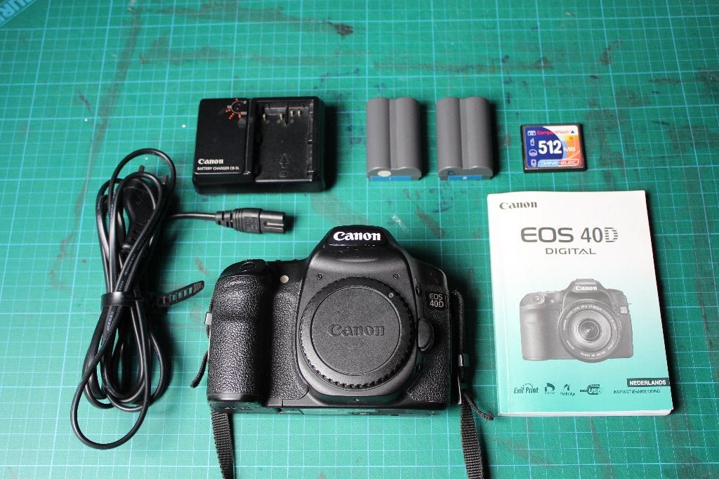 Canon 40D body, Gebruikt, Spiegelreflex, Canon, 10 megapixels