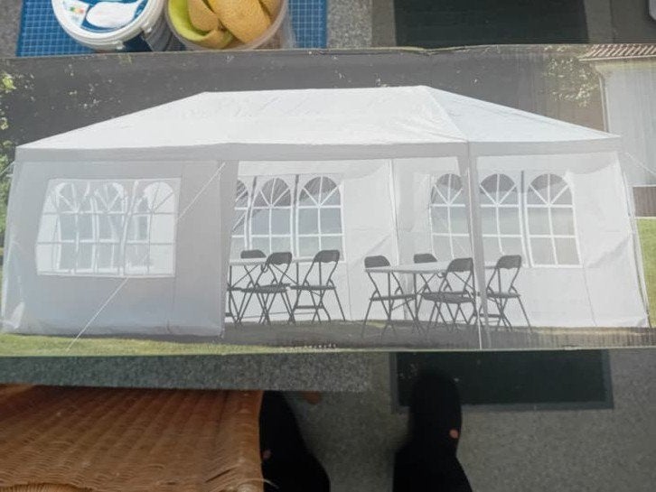 Gloed Nieuwe Partytent 3x6m - Ideaal voor elk feest!, Tuin en Terras, Partytenten, Opvouwbaar, Partytent, Nieuw, 4 tot 6 meter