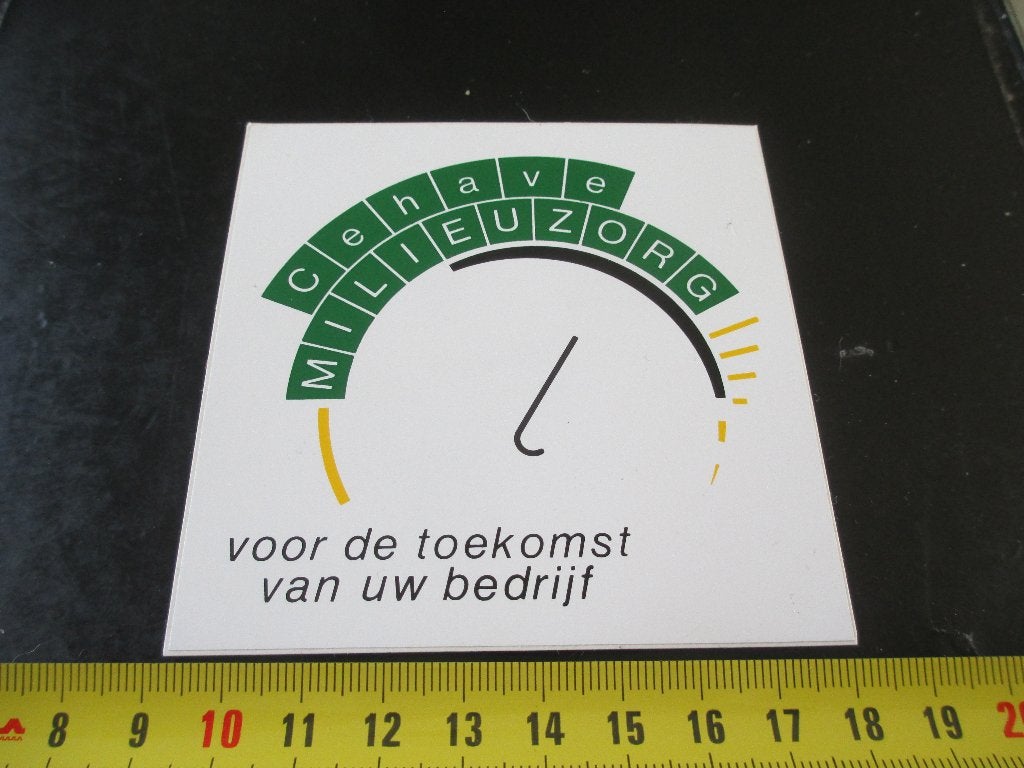 sticker Cehave Milieuzorg voor de toekomst van uw bedrijf *, Verzamelen, Ophalen of Verzenden, Zo goed als nieuw