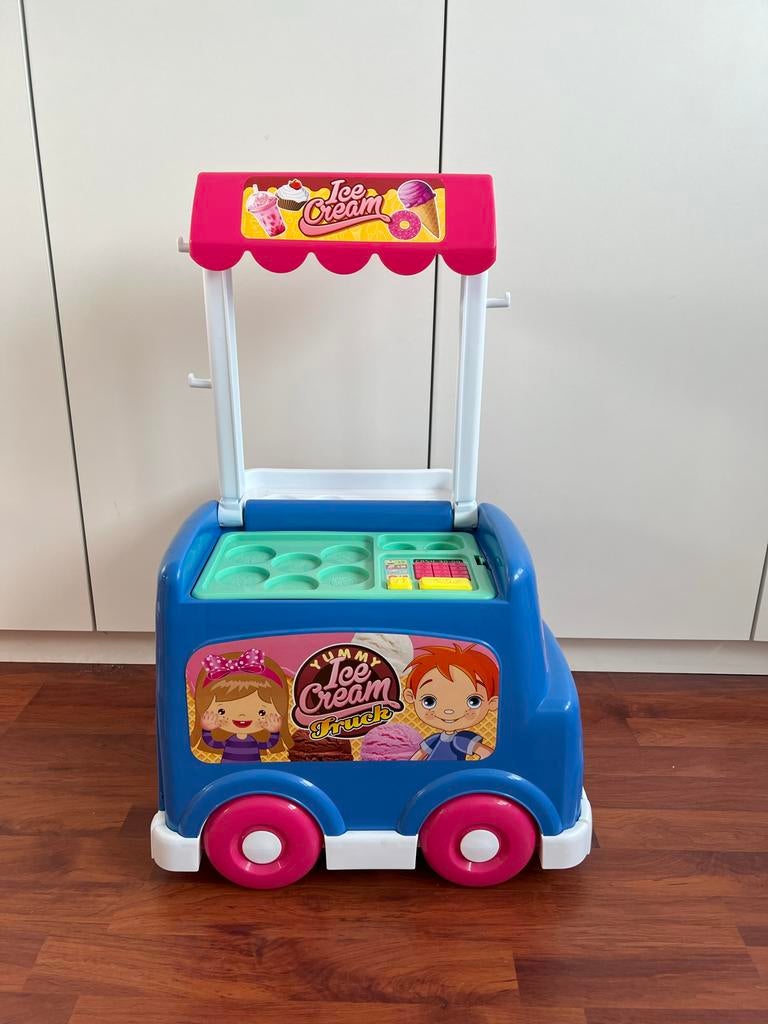 Kinder speelgoed Ice cream truck, Kinderen en Baby's, Ophalen, Gebruikt, Kunststof, Speelkeuken