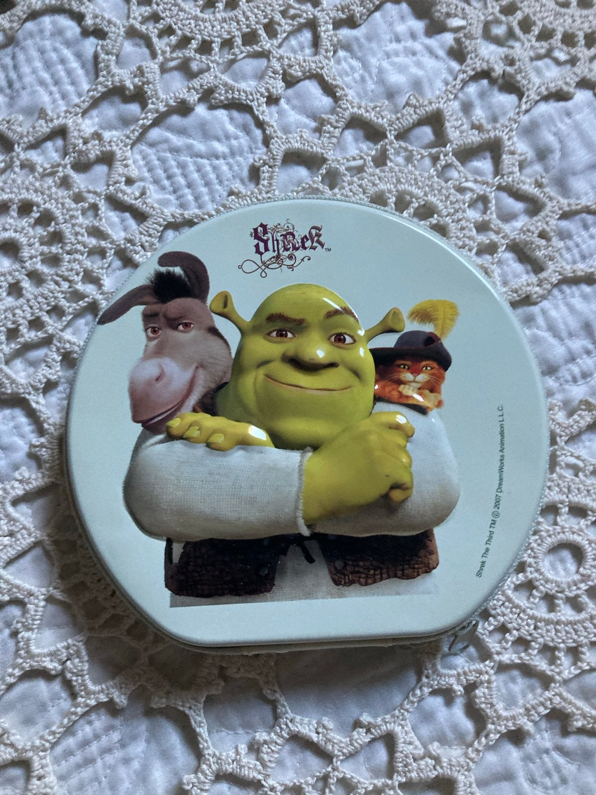 Shrek DVD/CD opbergblik met rits., Ophalen of Verzenden, Gebruikt