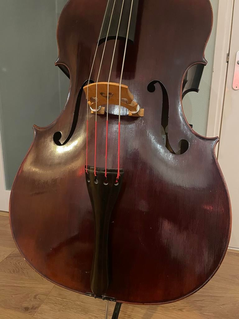 Linkshandige contrabas 3/4 - Prachtig instrument, Muziek en Instrumenten, Ophalen, Gebruikt, 3/4-contrabas