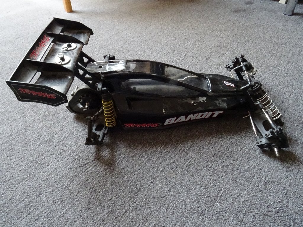 Te koop- Traxxas Bandit, Elektro, Gebruikt, Ophalen of Verzenden, Schaal 1:10