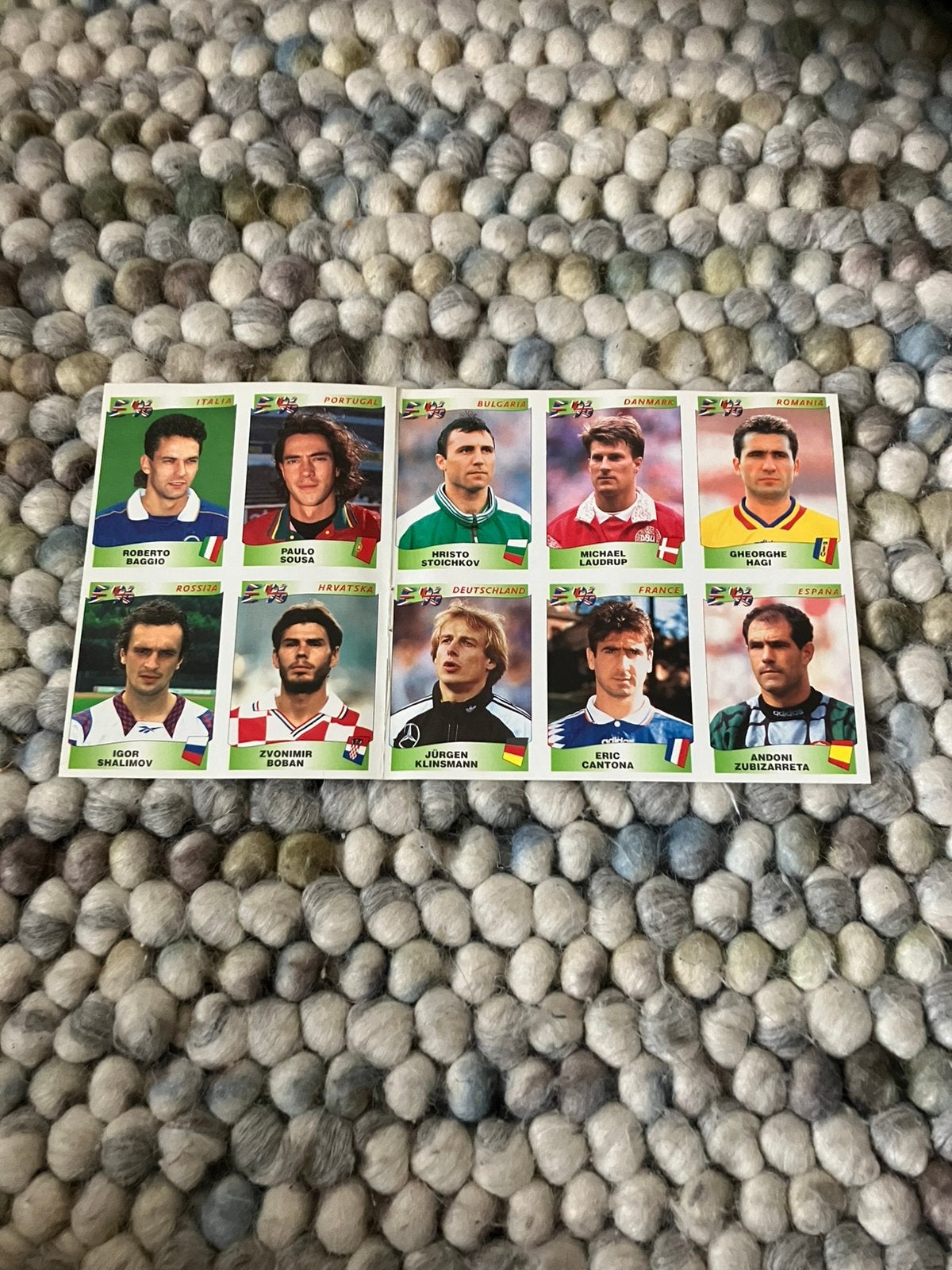 Panini ek 1996 vel met 10, Ophalen of Verzenden, Zo goed als nieuw, Buitenlandse clubs, Poster, Plaatje of Sticker