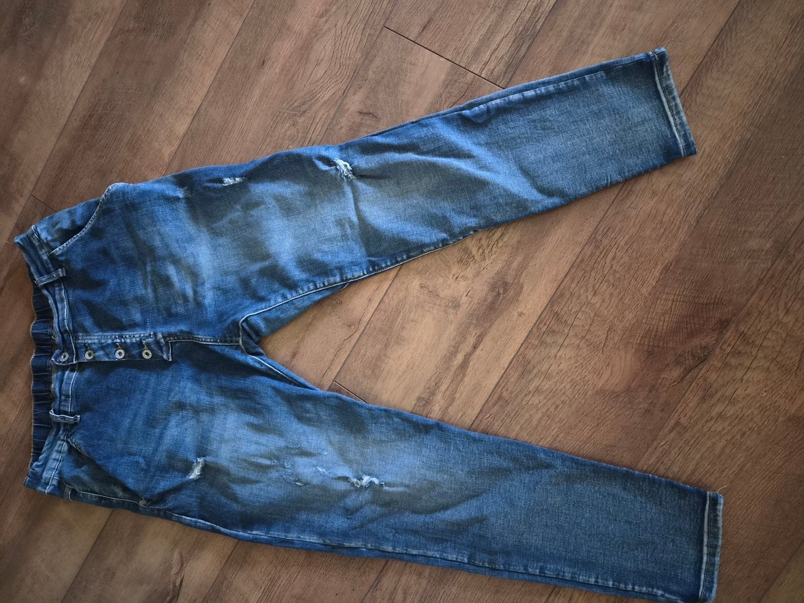 Melly & Co spijkerbroek XL - Valt ruim, goede stretch, Blauw, Melly & Co, Ophalen of Verzenden, W33 - W36 (confectie 42/44)