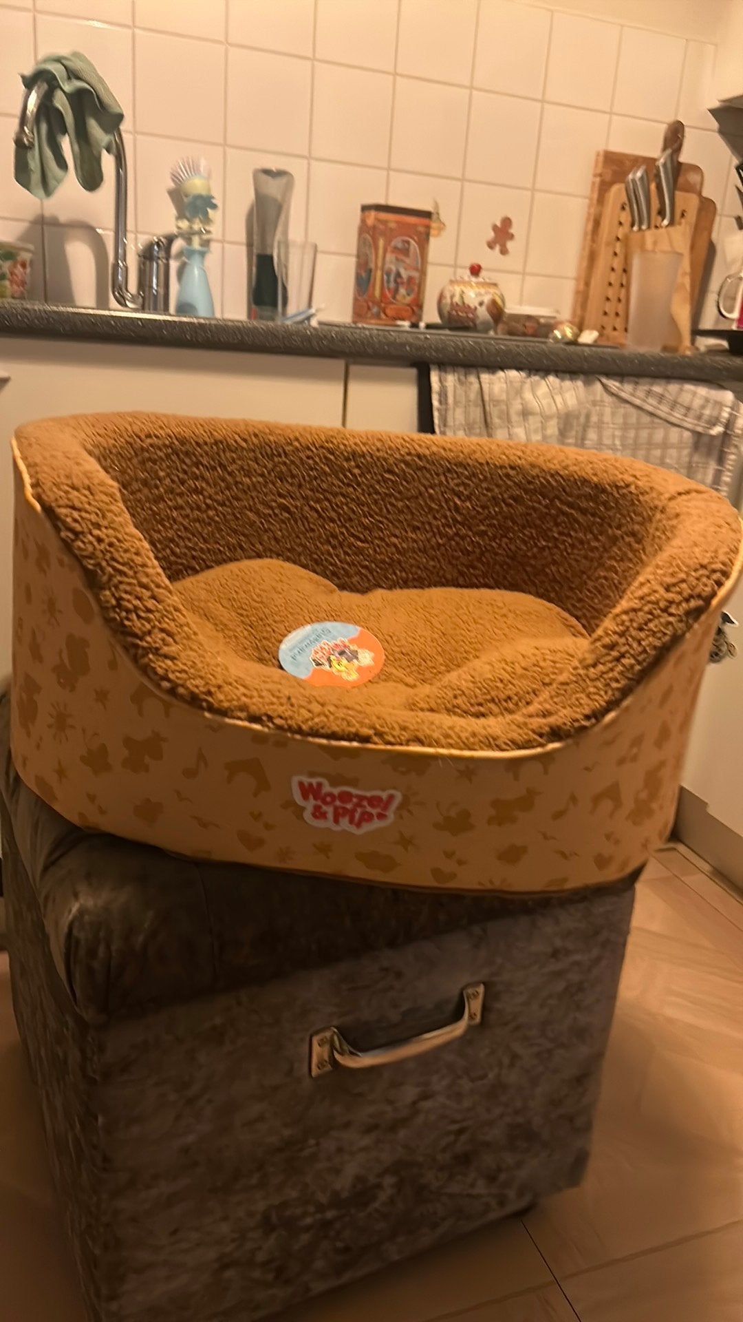 Hondenmand Woezel&Pip nieuw met kaartje 60x50cm, Ophalen of Verzenden, Nieuw, Pluche