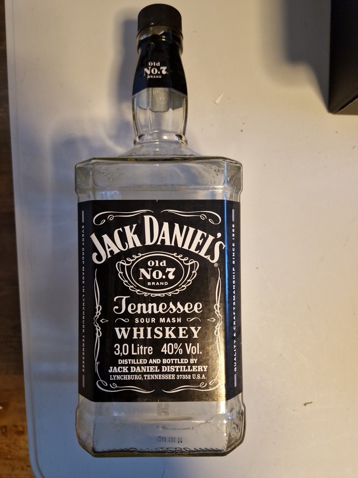 Lege Jack Daniel's 3,0 Liter Fles, Verzenden, Overige typen