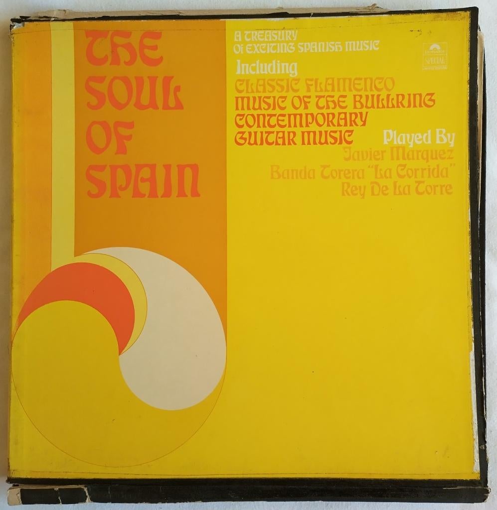 Box 3 LP Marquez, Banda Torera De La Torre The Soul Of Spain, Complilatie, Ophalen of Verzenden, Zo goed als nieuw, 12 inch