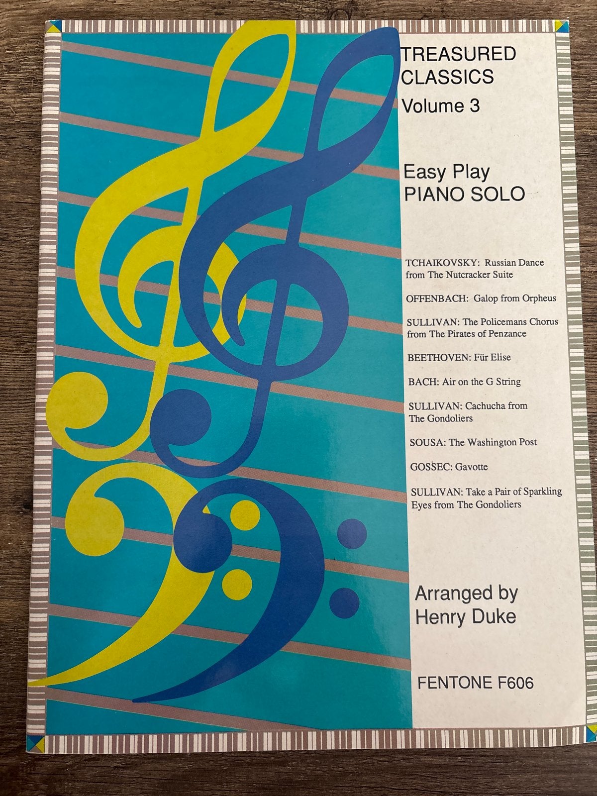 Treasured Classics Volume 3 - Easy Play Piano Solo, Gebruikt, Klassiek, Ophalen of Verzenden, Thema