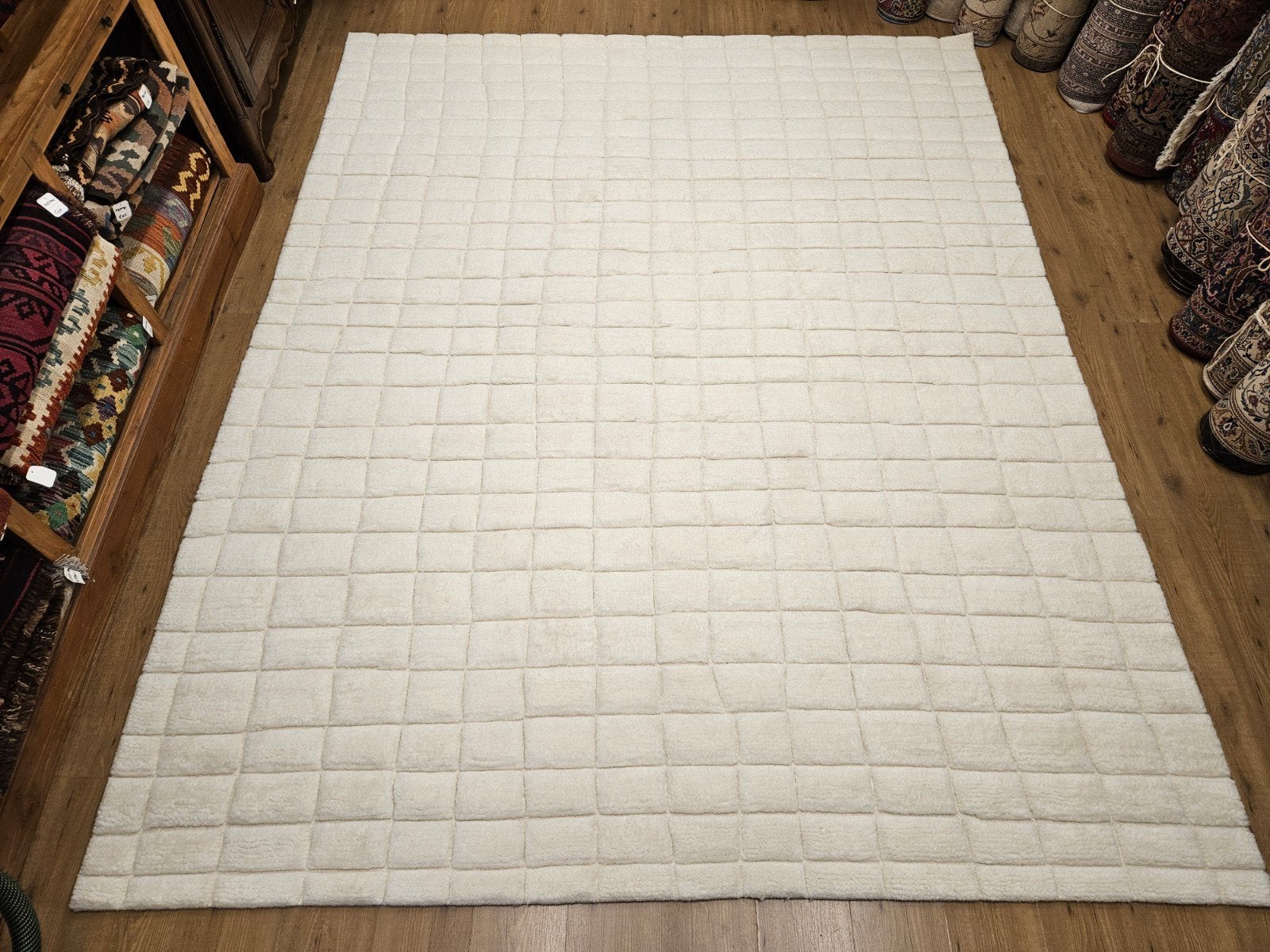 Handgeknoopt oosters tapijt modern 308x250, Info@SlatsAntiek.nl, Perzisch, Vof Slats Antiek, Ophalen of Verzenden
