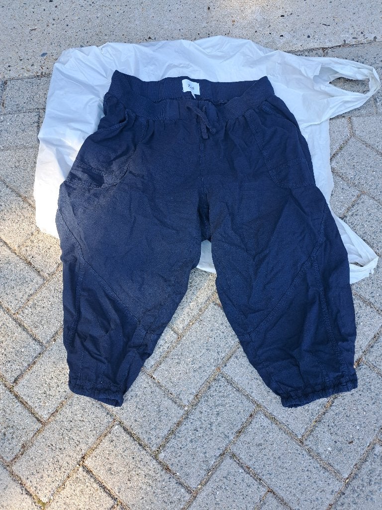 Zwangerschaps broek/ positie kleding, Zizzi, Maat 38/40 (M), Zizzi, Blauw, Buikband