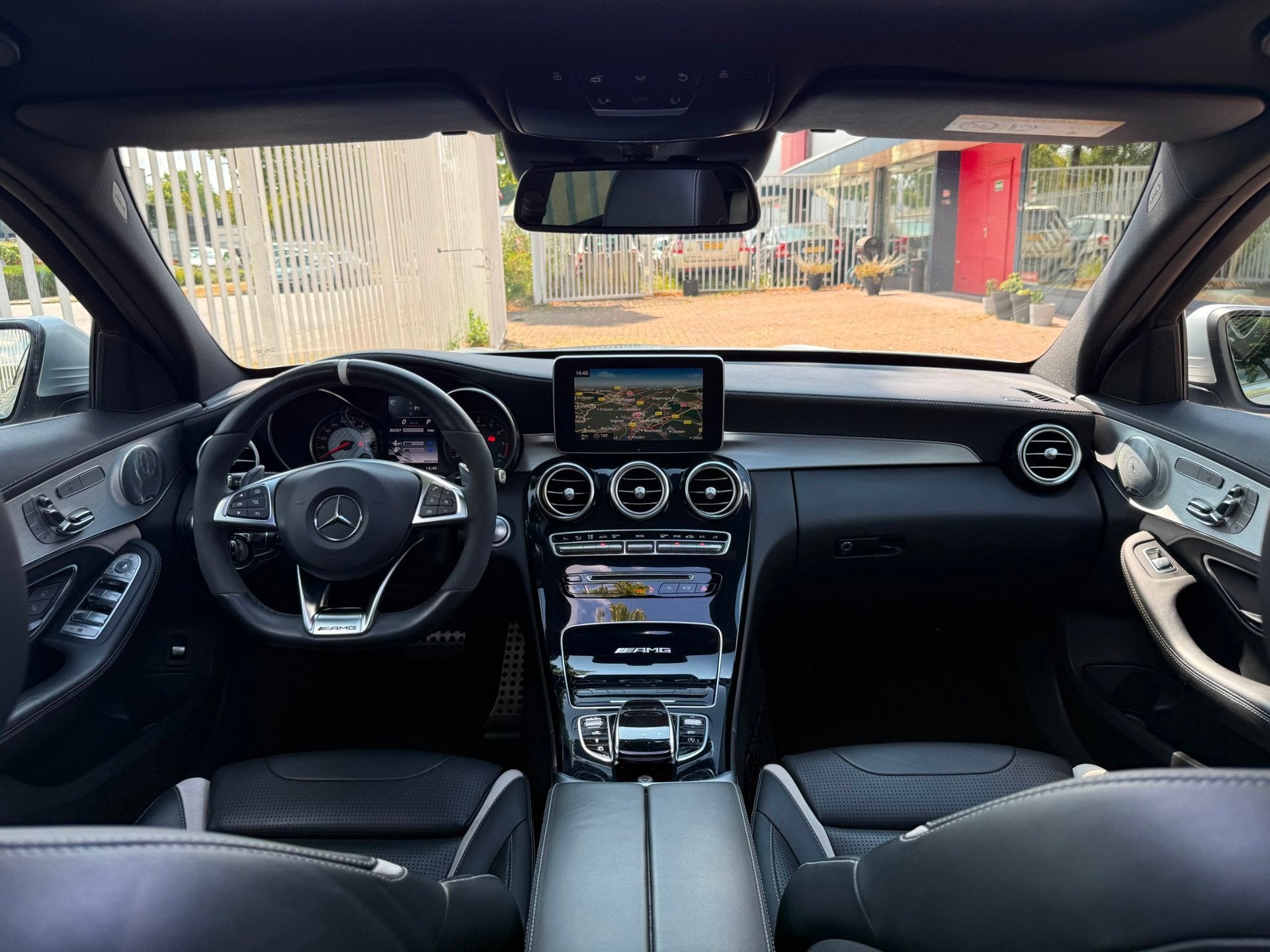 Mercedes-Benz C-klasse Estate AMG 63 S Edition 1 |PANO|HUD, Auto's, Automaat, Achterwielaandrijving, Gebruikt, Leder