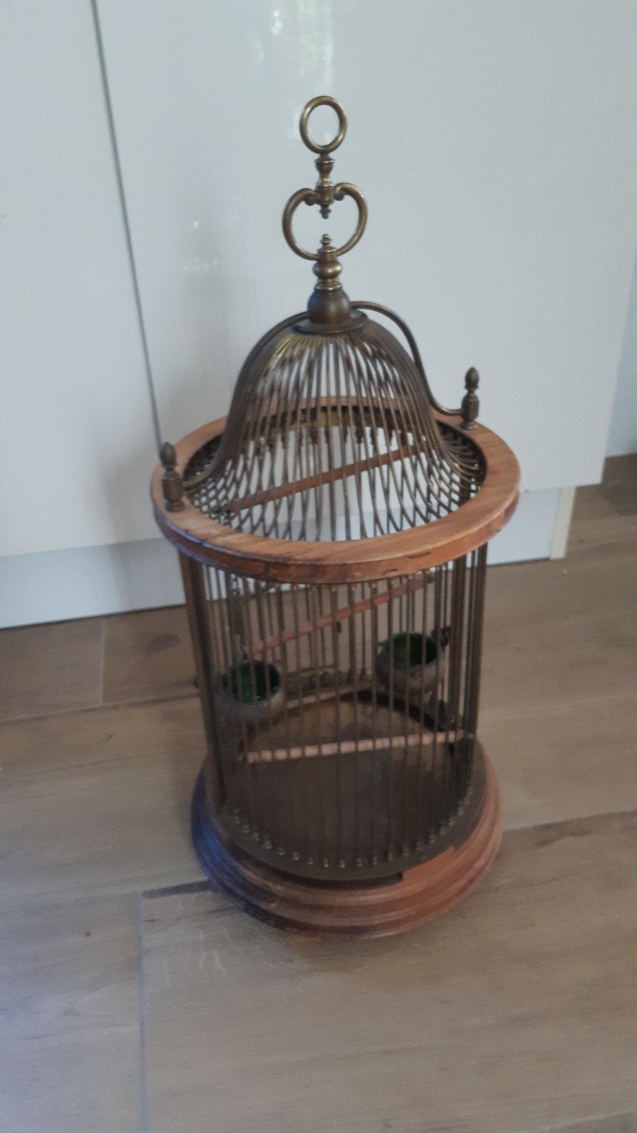 Antieke vogelkooi, Ophalen, Hout, Vogelkooi