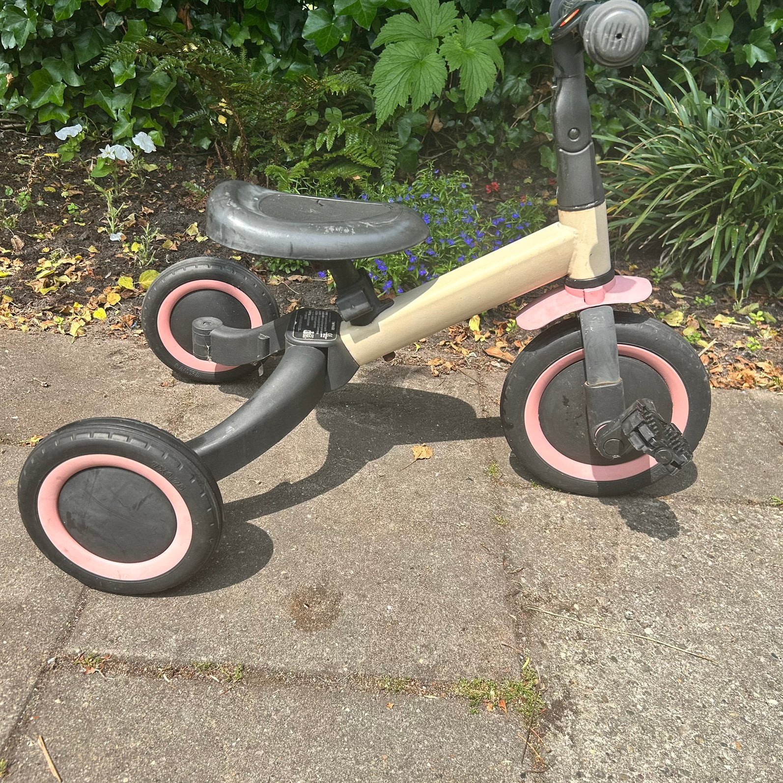 Topmark Becker 3-in-1 Meegroei Driewieler en Loopfiets, Ophalen, Gebruikt, Verstelbare zitting