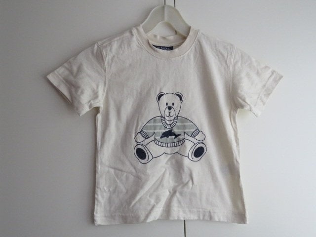 Cremekleurig T-shirt met beer en dolfijn Kid Cool mt 116-122, Ophalen of Verzenden, Zo goed als nieuw, Jongen of Meisje, Shirt of Longsleeve