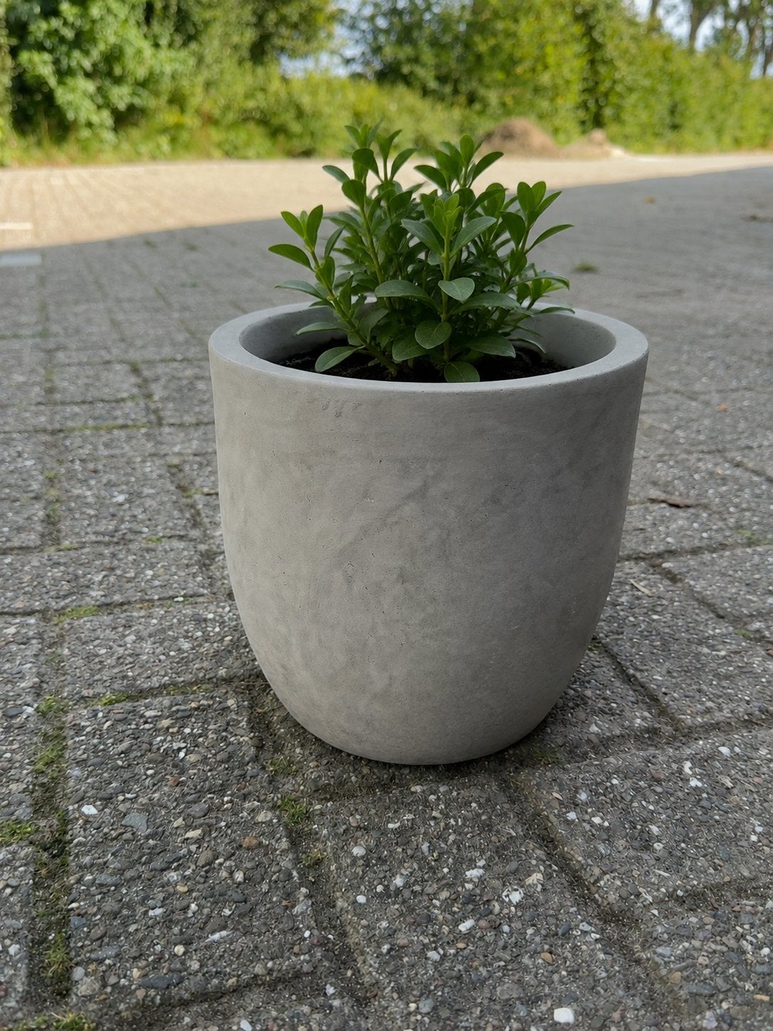 Bloempot Ibiza style - pallet voordeel, Steen, Rond, Nieuw, Minder dan 40 cm