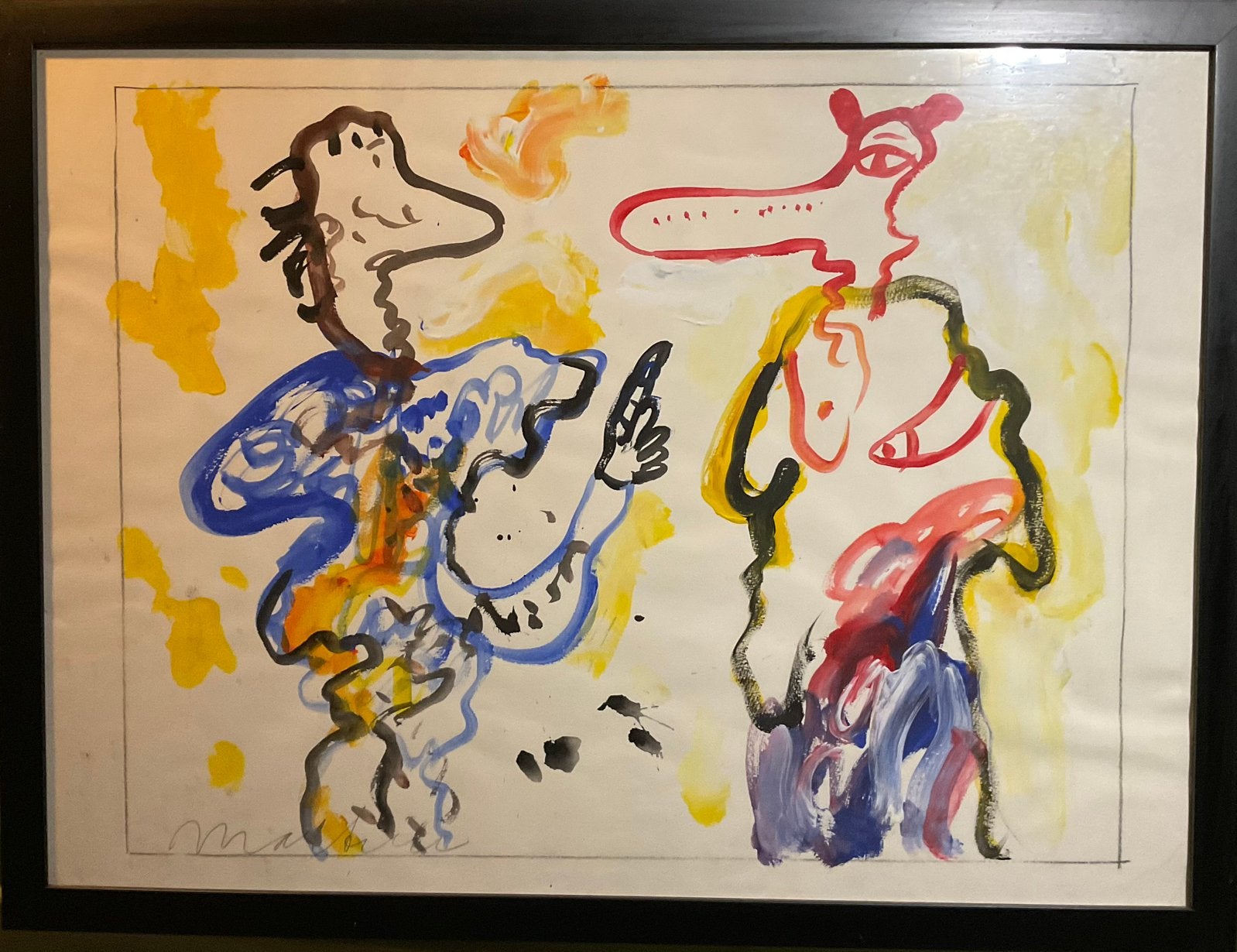 Anton Martineau origineel werk, Ophalen of Verzenden