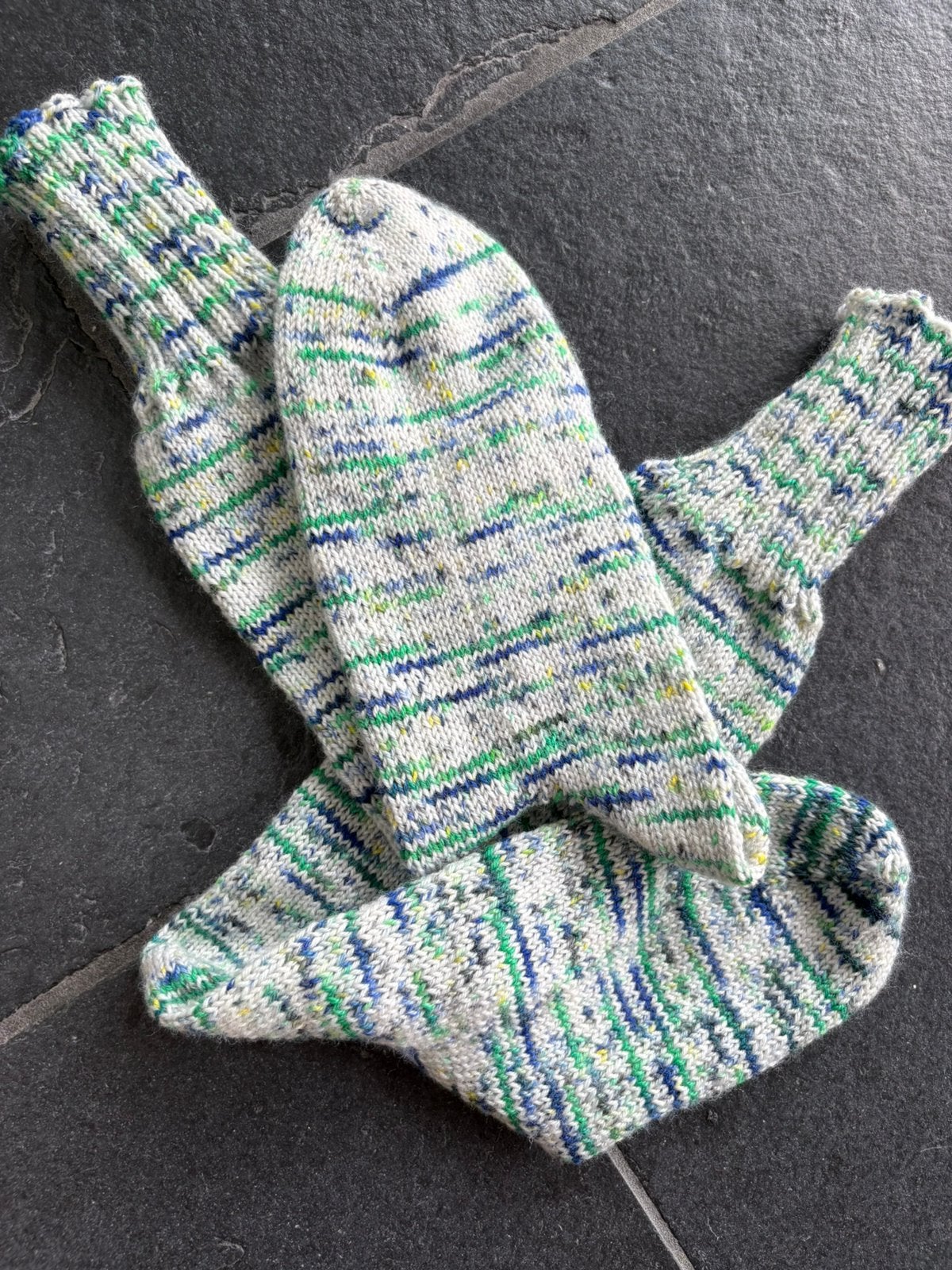 Hand gebreide wollen sokken hand dyed mt39, Ophalen of Verzenden, Nieuw, Maat 39 t/m 42, Sokken en Kniesokken