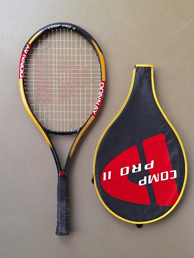 div. vintage tennis-racket Donnay Dunlop Pinquin Head Yamaha, Sport en Fitness, Tennis, Gebruikt, Ophalen of Verzenden, Racket