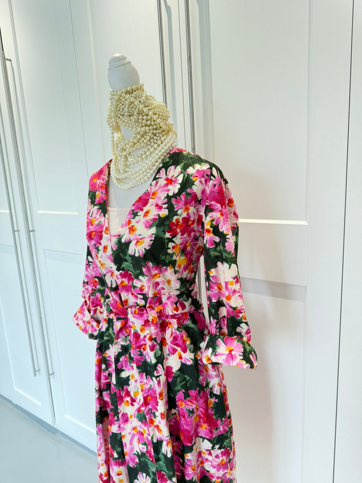 Schitterend Zara jurk roze bloemen xl xxl 42 44 46, Verzenden, Maat 42/44 (L), Nieuw, Roze