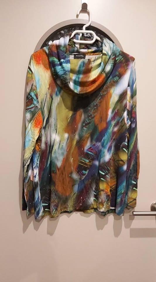 Witteveen shirtblouse met losse kraag, of hemdsblouse, XXL, Overige kleuren, Maat 46/48 (XL) of groter, Ophalen of Verzenden, Zo goed als nieuw