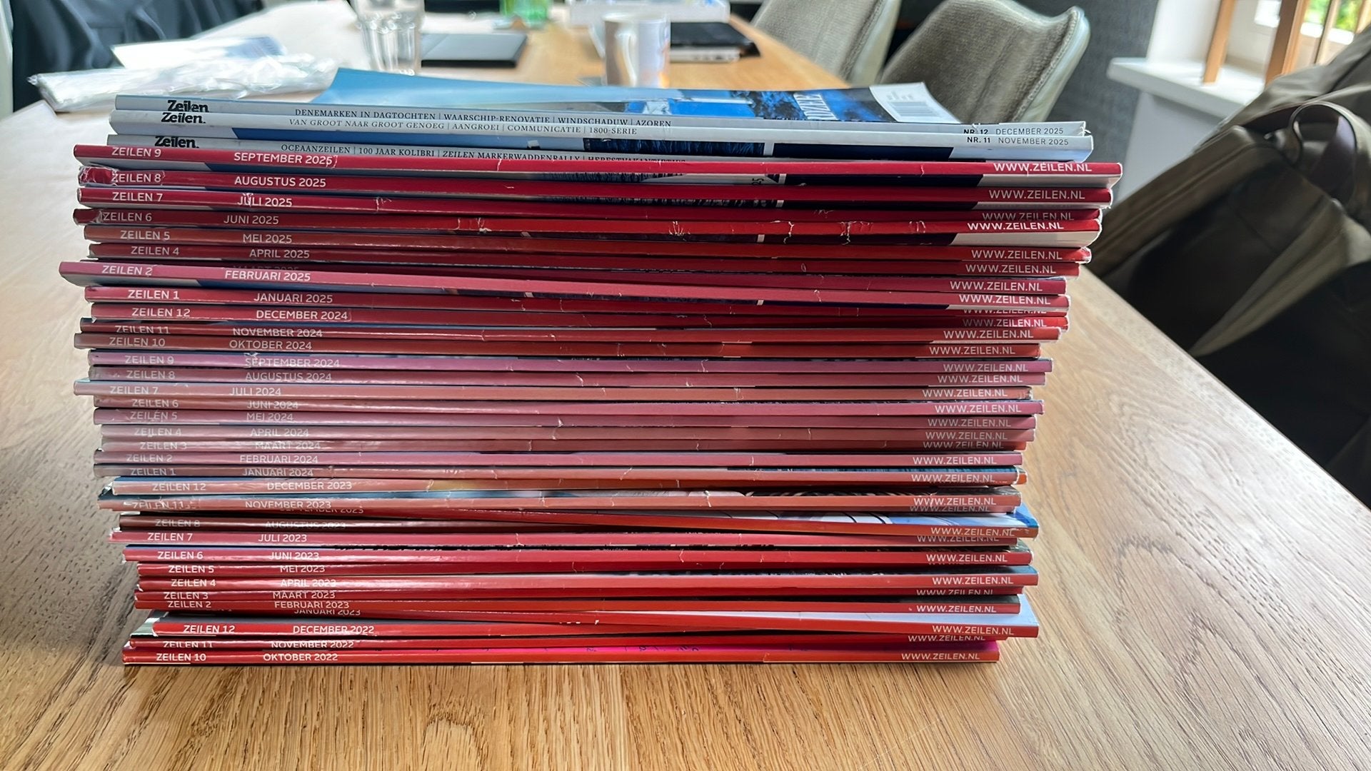 Tijdschrift Zeilen, jaargang 2023, 2024 en 2025, Ophalen of Verzenden, Zo goed als nieuw, Sport en Vrije tijd