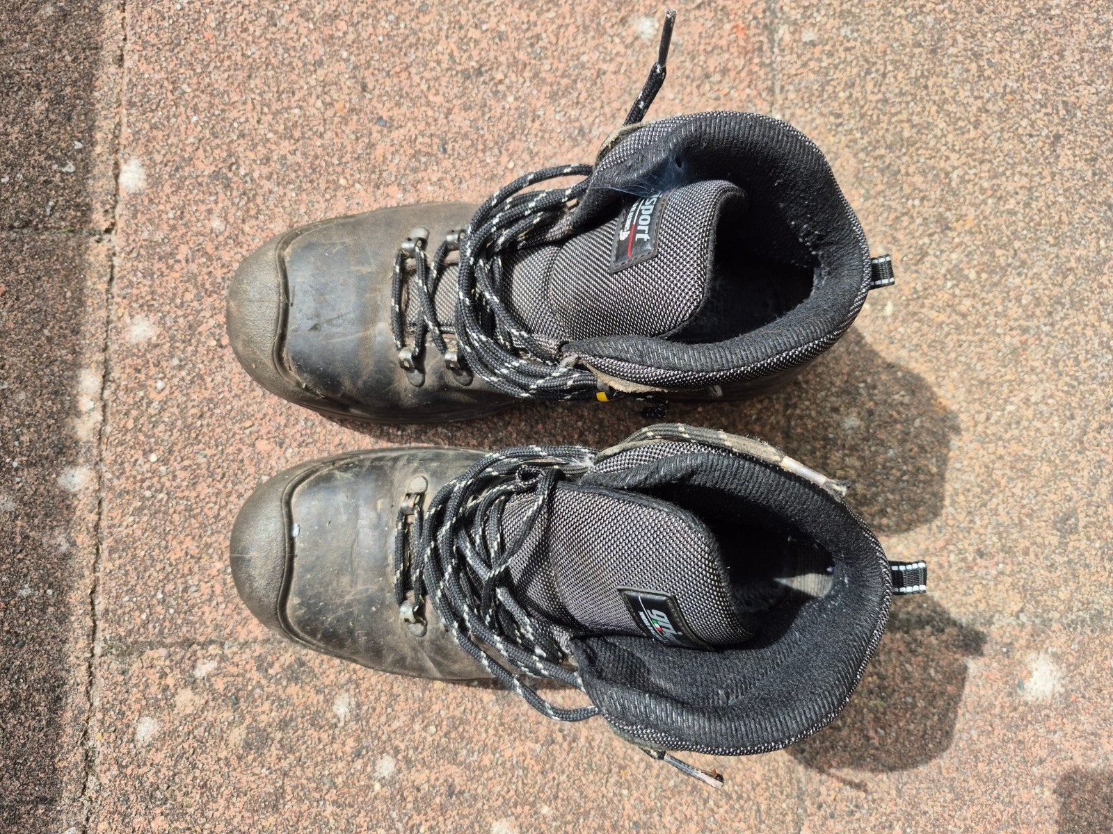 Werkschoenen stalen neus maat 40 zwart, Ophalen of Verzenden, Zo goed als nieuw