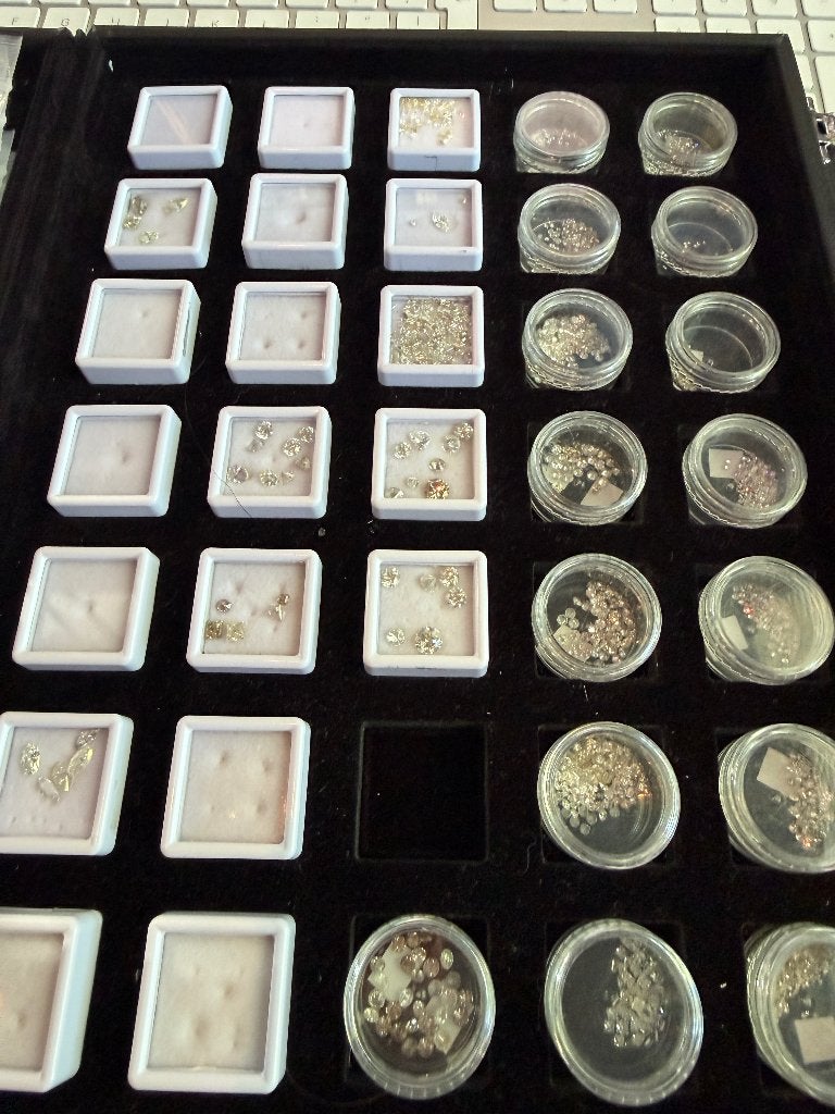 118 karaat Diamant portfolio - Natuurlijk diamant., Ophalen, DiaNL, 8161HP, Zo goed als nieuw