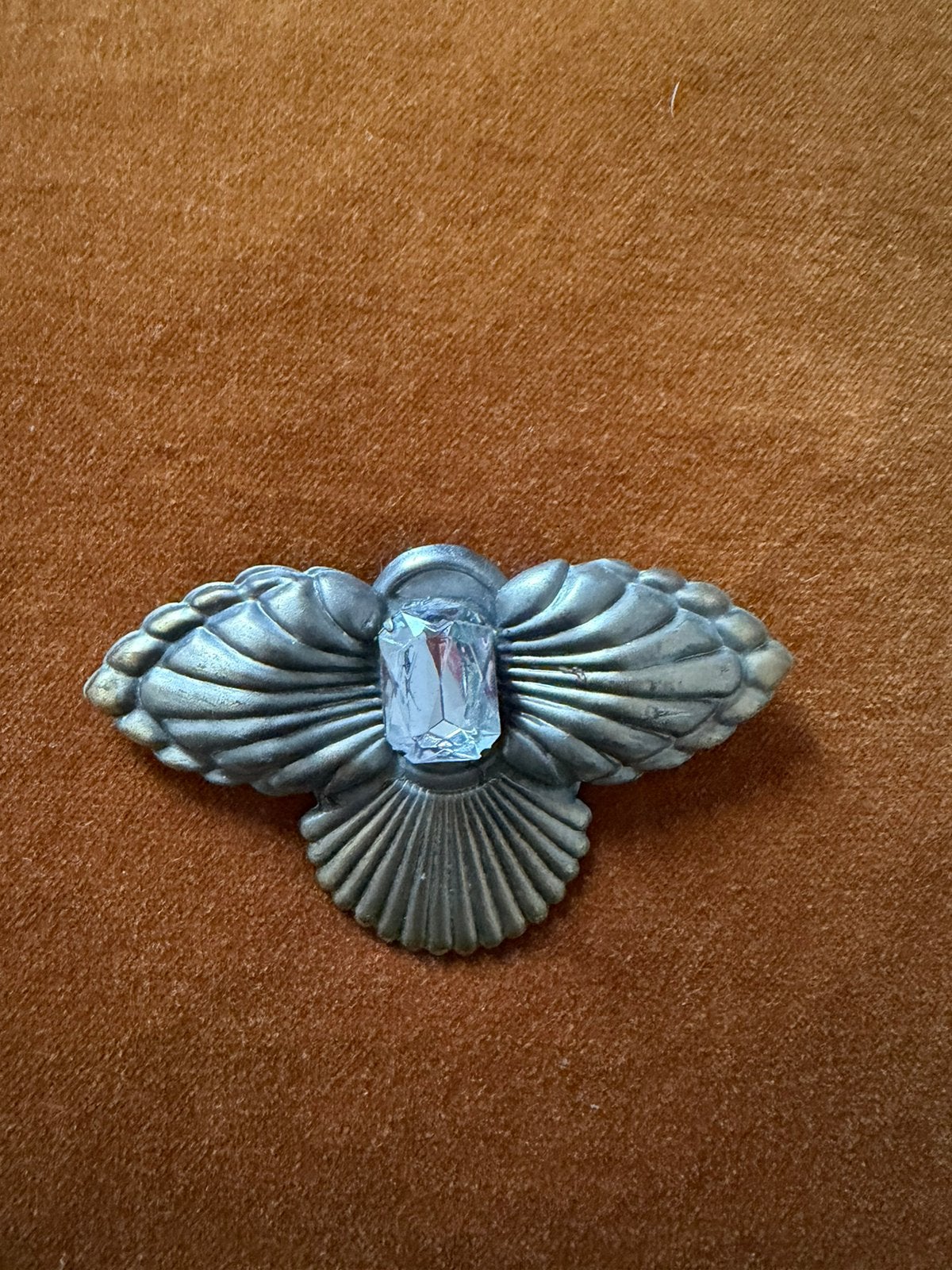 Vintage art deco broche 5 cm, Ophalen of Verzenden, Zo goed als nieuw, Overige materialen