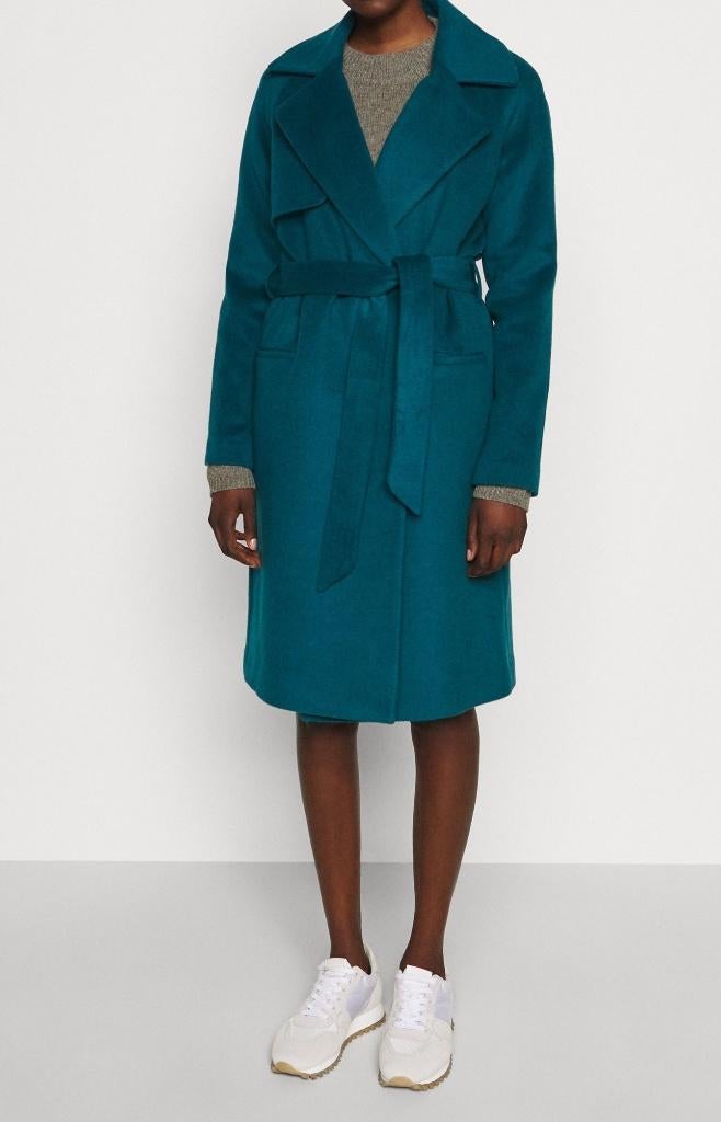 2NDDAY Second day 2nd Day LIVIA mantel dragonfly petrol S, Kleding | Dames, Jassen | Winter, Nieuw, Maat 36 (S), Groen, Ophalen of Verzenden
